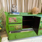 Green garden buffet/dresser