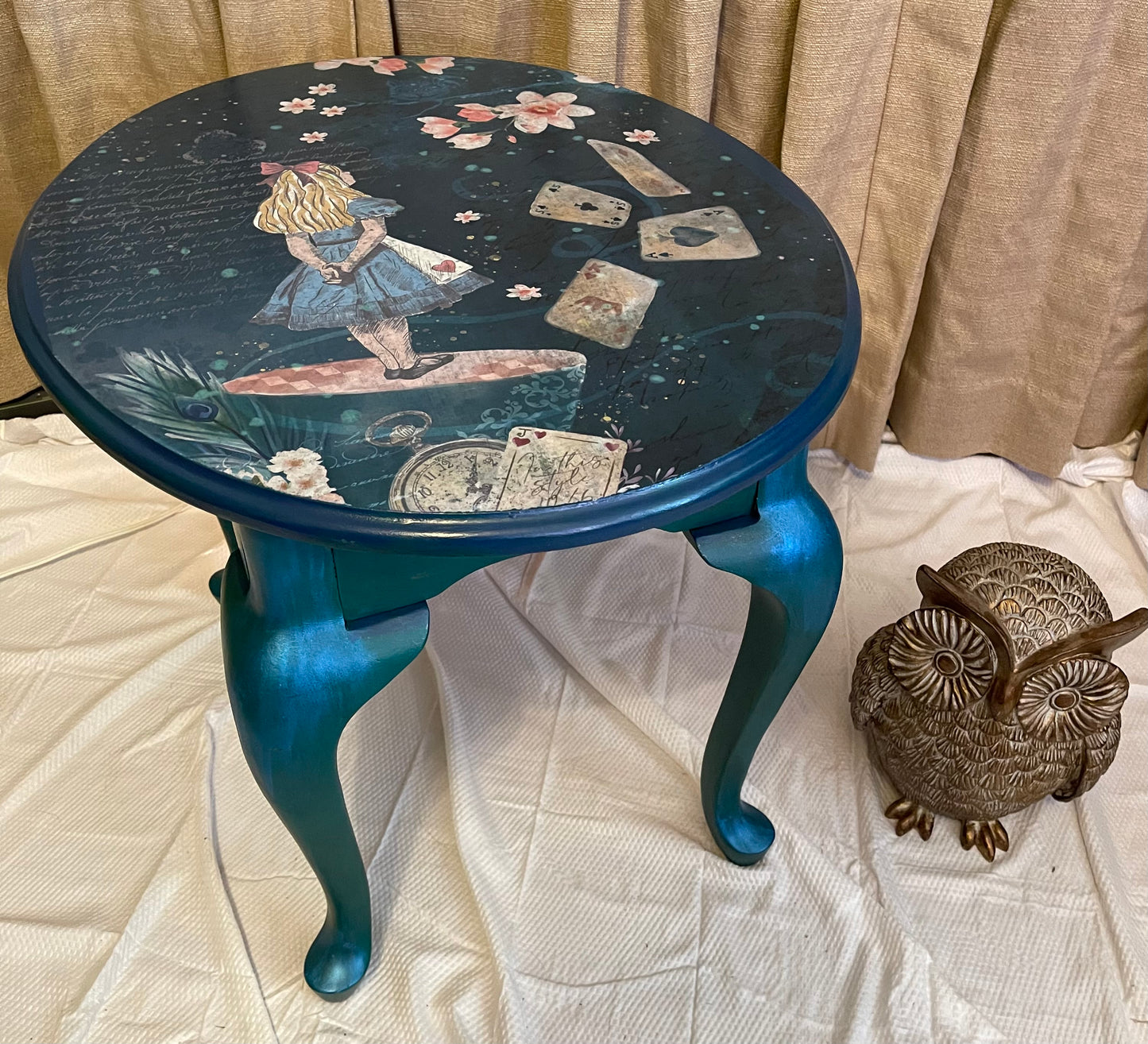 Alice inspired side table